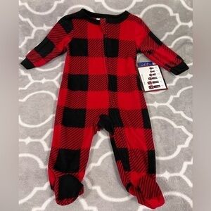 Infant checker sleep and play pajama size 6-9M